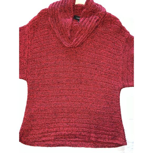 JONESWEAR Red/Black Women's Sweater Cowl Neck Size XL - Picture 5 of 11